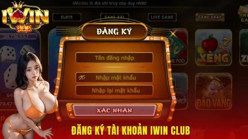 Đăng ký tài khoản iWin club